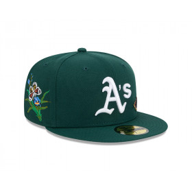 Gorra 59Fifty Oakland Athletics Felt MLB & NFL Green