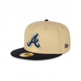 Gorra 59Fifty MLB Atlanta Braves MLB Pack Illusion Gold