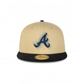 Gorra 59Fifty MLB Atlanta Braves MLB Pack Illusion Gold