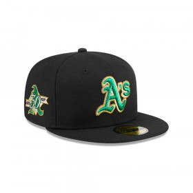 Gorra 59Fifty Oakland Athletics Metallic Green Black MLB