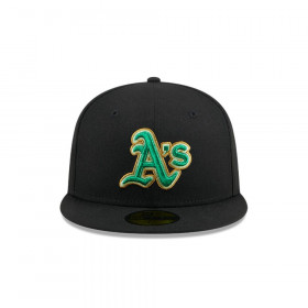 Gorra 59Fifty Oakland Athletics Metallic Green Black MLB