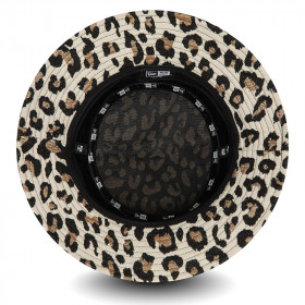 Gorra Adventure Bucket New Era Branded Leopard Light Beige