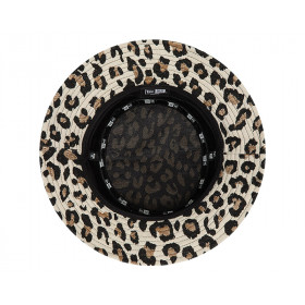 Gorra Adventure Bucket New Era Branded Leopard Light Beige