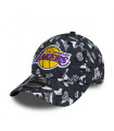 Gorra 9Forty Los Angeles Lakers Seasonal Print Black