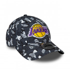 Gorra 9Forty Los Angeles Lakers Seasonal Print Black