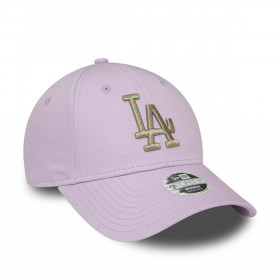 Gorra 9Forty Los Angeles Dodgers Metallic Logo Violet