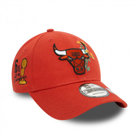 Gorra 9Forty NBA Chicago Bulls Flower Icon Rust