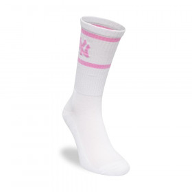 Medias New York Yankees Stripe Crew Socks Blanco MLB