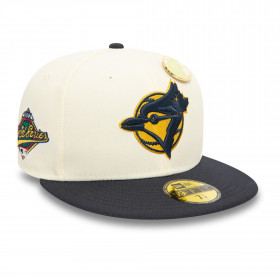 Gorra 5950 Toronto Blue Jays Contrast Pin Blanco MLB