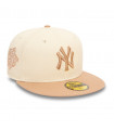 Gorra 59Fifty MLB New York Yankees Color Block Beige