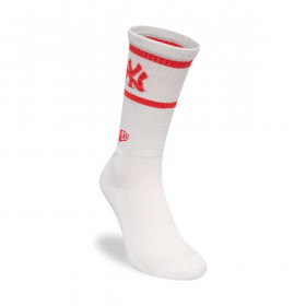 Medias New York Yankees Stripe Crew Socks White