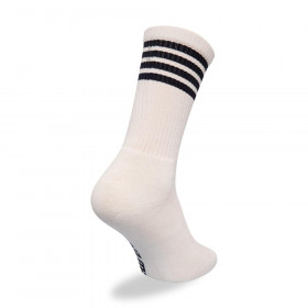 Medias New Era Stripe Crew Socks Beige