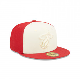 Gorra Miami Heat NBA 59Fifty Beige