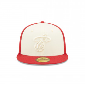 Gorra Miami Heat NBA 59Fifty Beige