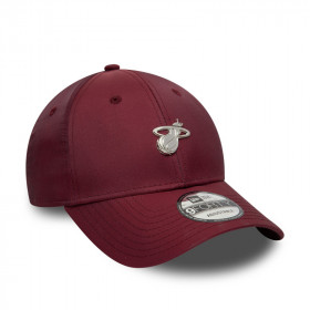Gorra 9Forty NBA  Miami Heat Tech Dark Red