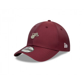 Gorra 9Forty NBA  Miami Heat Tech Dark Red
