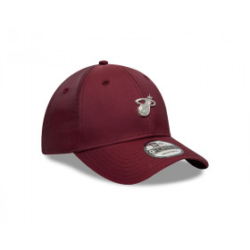 Gorra 9Forty NBA  Miami Heat Tech Dark Red