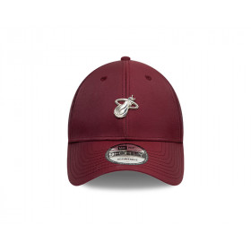 Gorra 9Forty NBA  Miami Heat Tech Dark Red