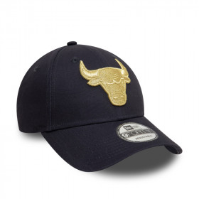 Gorra 9Forty NBA  Chicago Bulls Metallic Navy