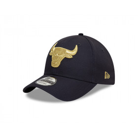 Gorra 9Forty NBA  Chicago Bulls Metallic Navy