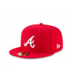 Gorra 59Fifty MLB  Atlanta Braves Mlb Scarl 59fifty Red