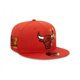 Gorra 9Fifty NBA Chicago Bulls NBA Flower Icon Rust