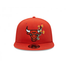 Gorra 9Fifty NBA Chicago Bulls NBA Flower Icon Rust