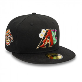 Gorra 59FIFTY Arizona Diamondbacks MLB Seasonal Flower Black