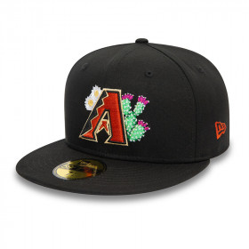 Gorra 59FIFTY Arizona Diamondbacks MLB Seasonal Flower Black