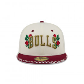 Gorra 59Fifty NBA Chicago Bulls NBA Ws Colour Block White