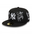 Gorra 59Fifty MLB New York Yankees Mythical Black