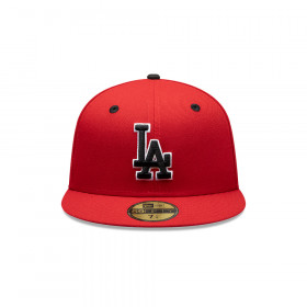 Gorra 59Fifty MLB Los Angeles Dodgers Scarlet Patch Red