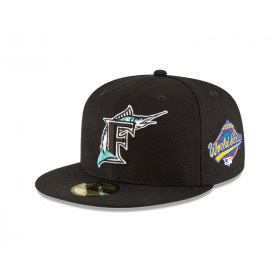 Gorra 59FIFTY MLB Florida Marlins MLB Ws Wool Black