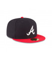 Gorra 59Fifity MLB Atlanta Braves MLB Ws Wool Blue