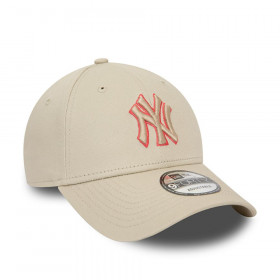 Gorra 9Forty New York Yankees Team Outline Beige
