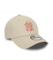 Gorra 9Forty New York Yankees Team Outline Beige