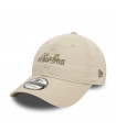 Gorra 9Twenty New Era Branded Chain Script Beige