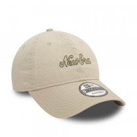 Gorra 9Twenty New Era Branded Chain Script Beige
