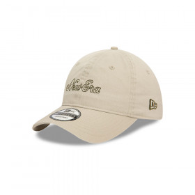 Gorra 9Twenty New Era Branded Chain Script Beige