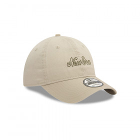Gorra 9Twenty New Era Branded Chain Script Beige