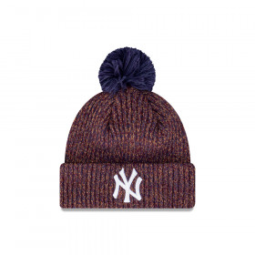 Beanie Thin MLB New York Yankees Seasonal Speckle Dark Purple