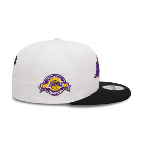 Gorra 9Fifty NBA Los Angeles Lakers White Crown Black