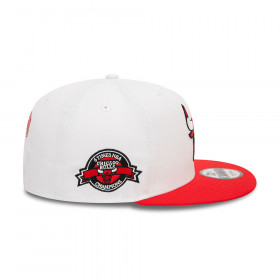 Gorra 9Fifty NBA Chicago Bulls White Crown Red