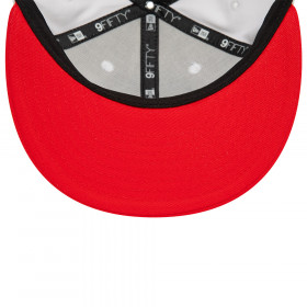 Gorra 9Fifty NBA Chicago Bulls White Crown Red