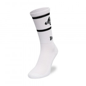 Medias New Era Stripe Crew Socks White