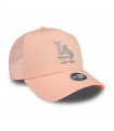 Gorra 9Forty AF MLB Los Angeles Dodgers Metallic Logo Pink